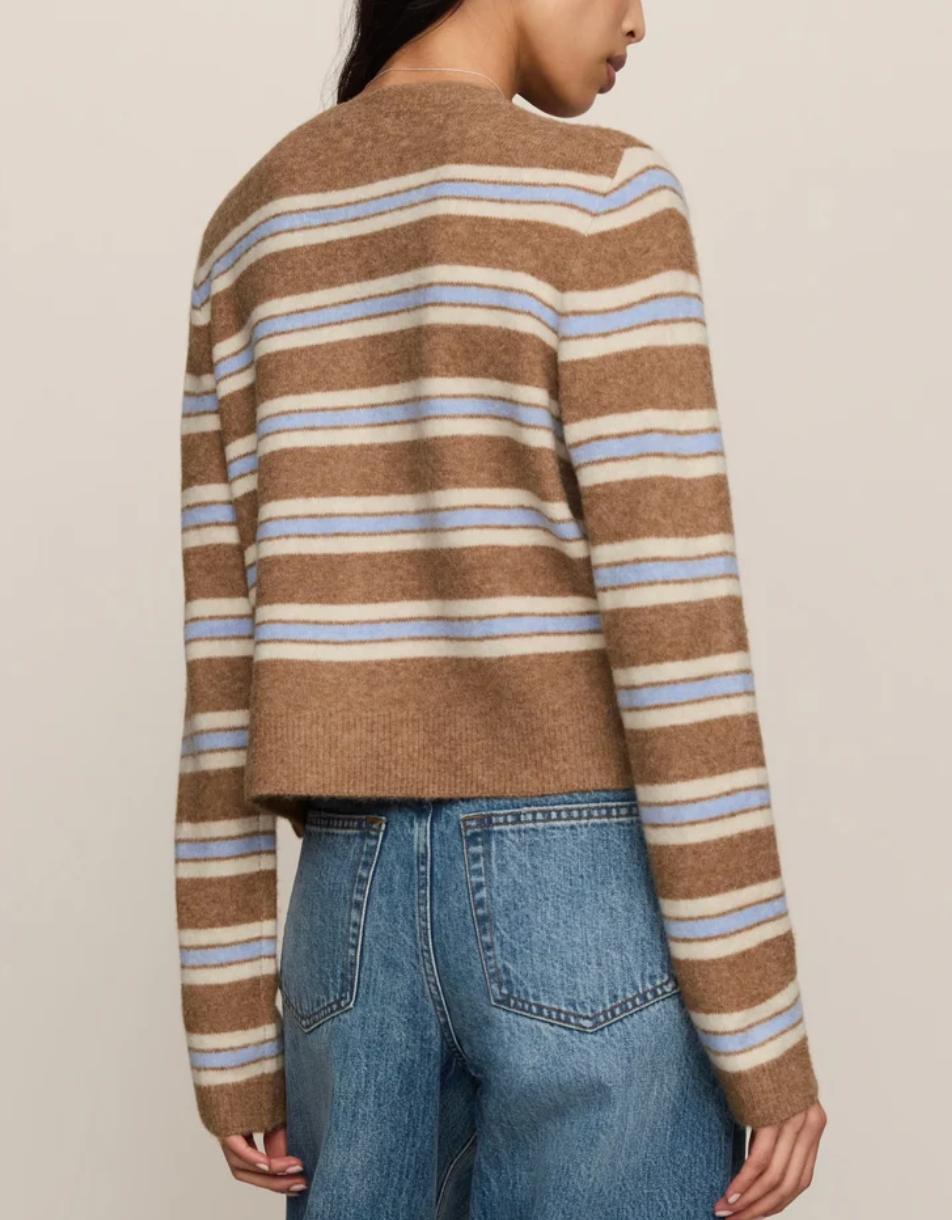 Medina Cozy Stripe Cardigan